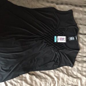 Black dress sleeveless top